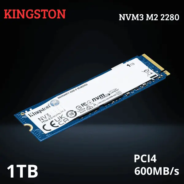 KINGSTON SSD NV3 NVMe PCIe Gen 4.0 1TB, 2280