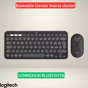 Pebble 2 Combo Bluetooth (Ensemble Clavier Souris) Couleur Noire