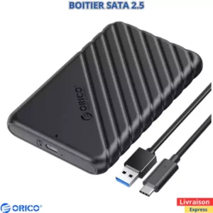 ORICO Boîtier de disque dur 2,5 pouces USB3.1 Gen1 Type-C