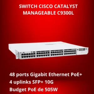 SWITCH CISCO CATALYST MANAGEABLE C9300L