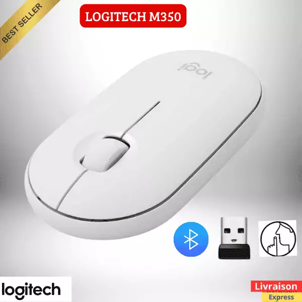 M350 Souris Logitech (Bluetooth & dongle) – Image 3