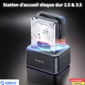 ORICO Station d'accueil 2,5« /3,5 » SATA HDD/SSD
