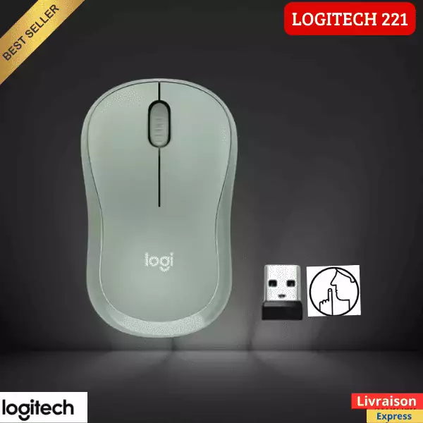 Souris Logitech M221 2.4 GHz ( sans fil silencieuse ) – Image 3