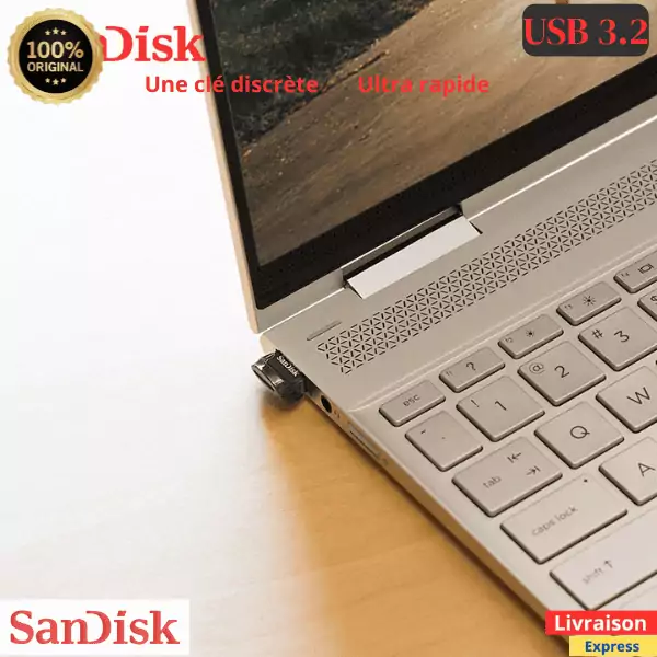 Clé USB: Sandisk ultra fit 32GO – Image 2