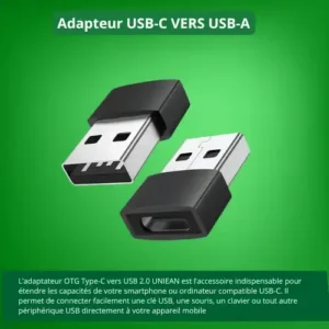Adaptateur OTG Type-C vers USB 2.0