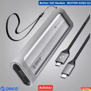 ORICO Boitier M2.nvme M2sata 2 en 1