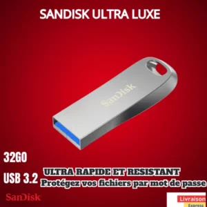 Clé USB 3.2: Sandisk ultra Luxe 32GO