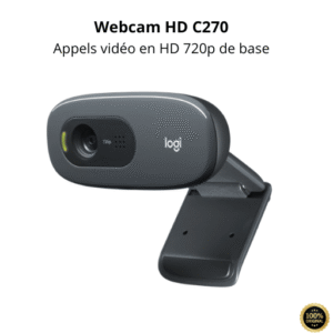 Logitech Webcam HD C270 720p Micro USB Plug & Play
