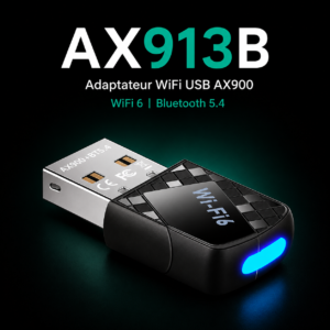 Clé Wi-Fi 6 + Bluetooth 5.4 AX900