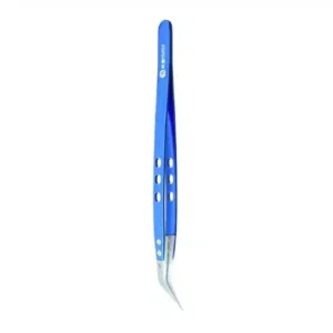 MiJing Pince à épiler ultra-fine en céramique antistatique pour réparation carte mère téléphone