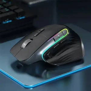 Souris Sans Fil 2.4G RGB Gaming 4000 PPP Programmable Rechargeable Ergonomique Droitier