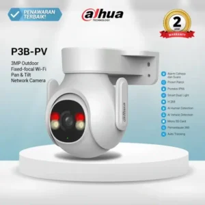 Caméra IP DH-P3B-PV 3MP WiFi Dahua – Surveillance Intelligente Extérieure avec Détection Humaine