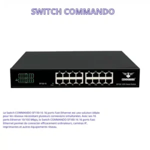 Switch COMMANDO SF100-16 16 ports Fast Ethernet Unmanaged