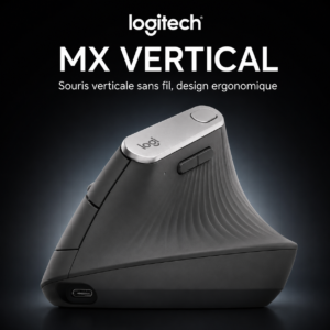 Souris Ergonomique Verticale Logitech MX Vertical Sans Fil Rechargeable