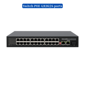 Switch PoE 24 Ports Gigabit CX-30xx avec 2 Uplink RJ45 + 1 SFP