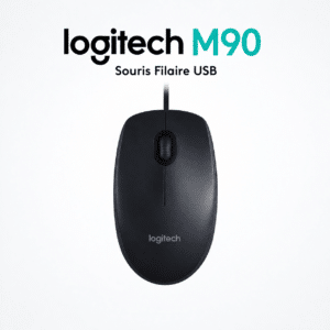 Logitech M90 Souris Filaire USB Optique Ambidextre - Noir